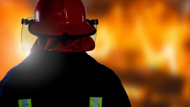 Sumqayıtda çay evində yanğın oldu