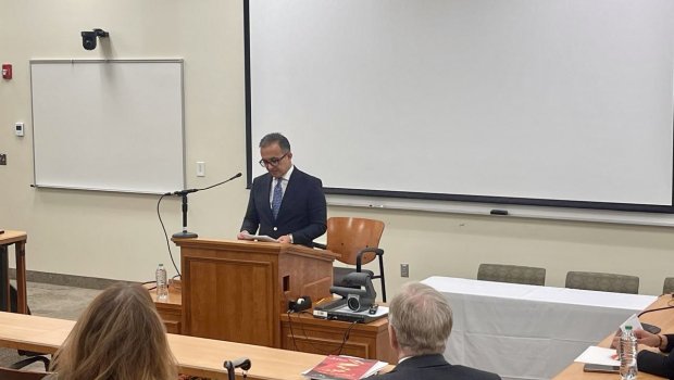 Komitə sədri 32-ci Beynəlxalq Hüquq və Din Simpoziumunda çıxış etdi – FOTO