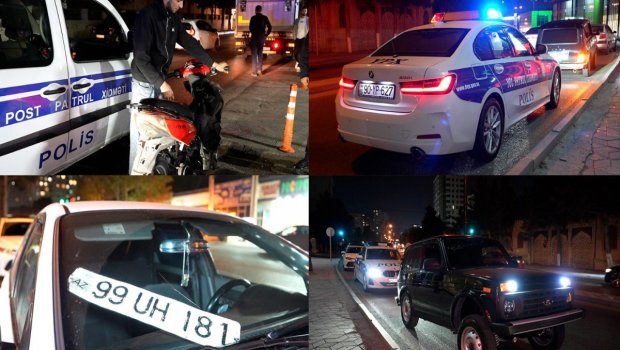 Xırdalanda gecə səs-küy yaradan 12 nəfər saxlanıldı – VİDEO