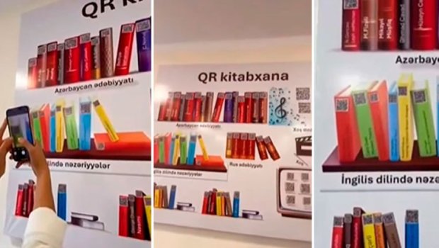 Paytaxt məktəbində bir ilk - QR kitabxana
