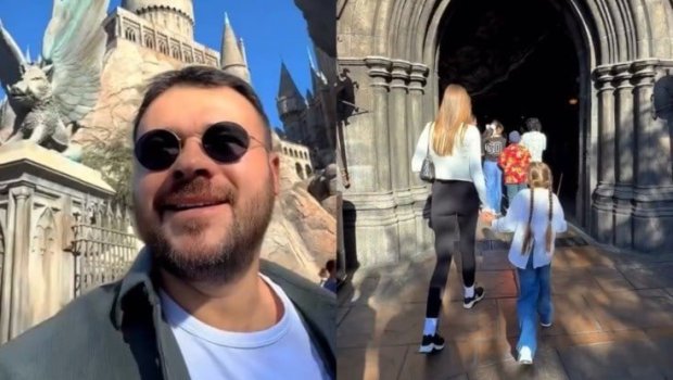Emin Ağalarov ailəsi ilə Hollivudun "Universal studios”unda - VİDEO