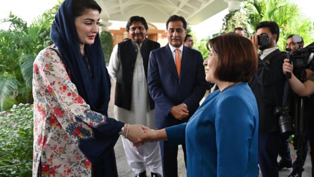 Azərbaycan, Pakistan və Türkiyə parlament sədrləri Pəncabın baş naziri ilə görüşüblər - FOTO