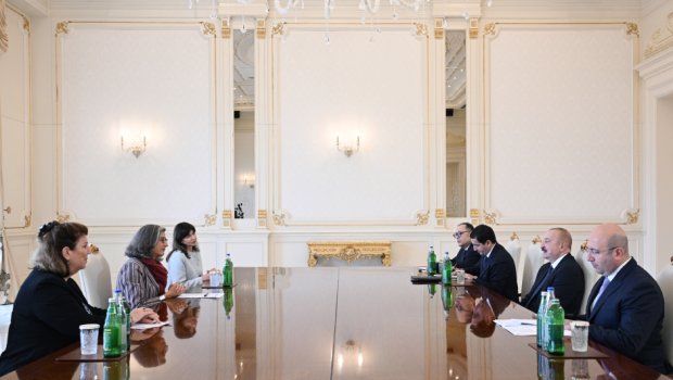 İlham Əliyev Anaklaudia Rossbaxı qəbul etdi – FOTO