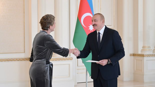 Niderlandın yeni səfiri İlham Əliyevin QƏBULUNDA - FOTO