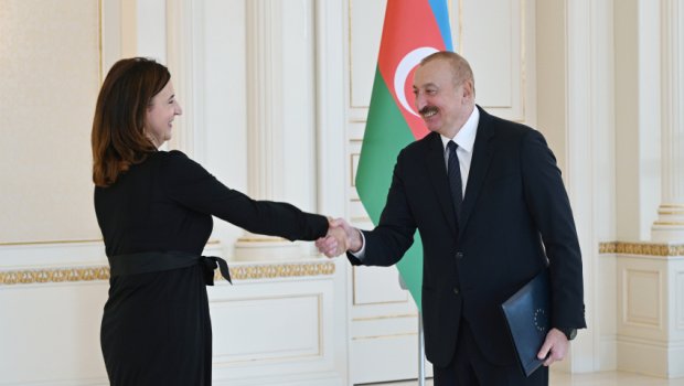 İlham Əliyev Aİ-nin yeni səfirinin etimadnaməsini qəbul etdi – FOTO/VİDEO