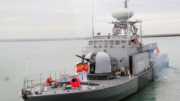 İran hərbi gəmiləri Bakı limanını tərk etdi - FOTO