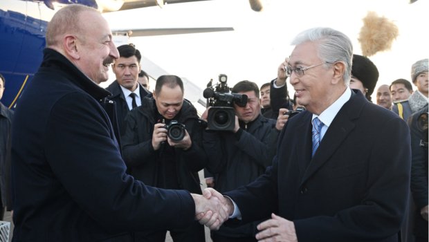 Tokayev İlham Əliyevi belə qarşıladı – FOTO/VİDEO