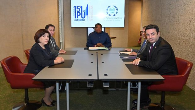 Sahibə Qafarova Alen Simonyanla GÖRÜŞDÜ - FOTO/VİDEO