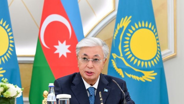 Tokayev: “Azərbaycanla ticarət dövriyyəsini 1 milyard dollara çatdıracağıq”