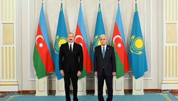 İlham Əliyev Qazaxıstan Prezidentini Azərbaycana səfərə dəvət etdi