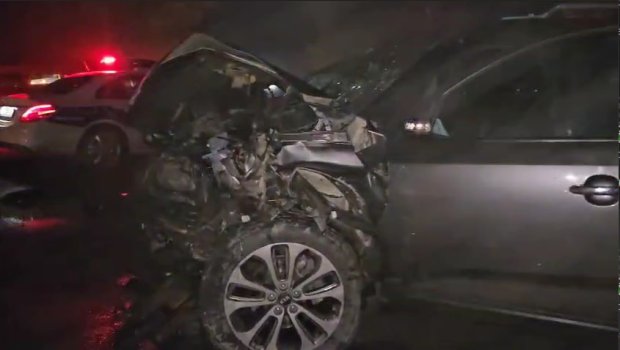 Şəkidəki qəzada 2 nəfər xəsarət alıb - FOTO