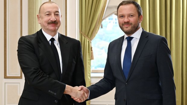 İlham Əliyev Estoniyanın xarici işlər nazirini qəbul etdi – FOTO