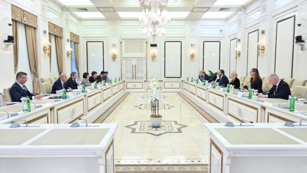 Sahibə Qafarova Estoniyanın xarici işlər naziri ilə görüşüb - FOTO