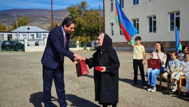 Xocalının Təzəbinə kəndində ailələrə evlərinin açarları təqdim olundu – FOTO