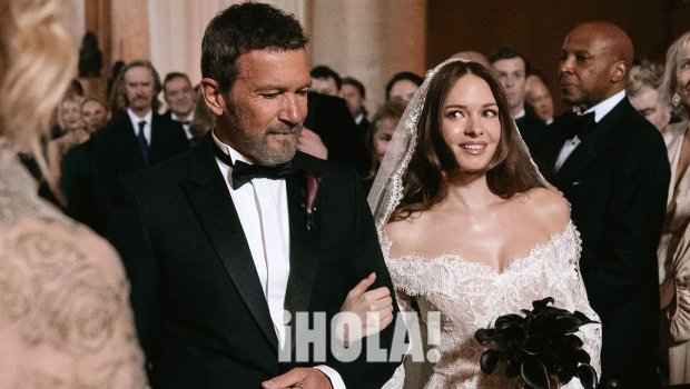 Antonio Banderas yeganə qızını ərə verdi – FOTO