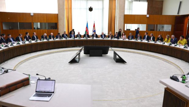 Azərbaycan-Serbiya biznes-forumu keçirildi - FOTO