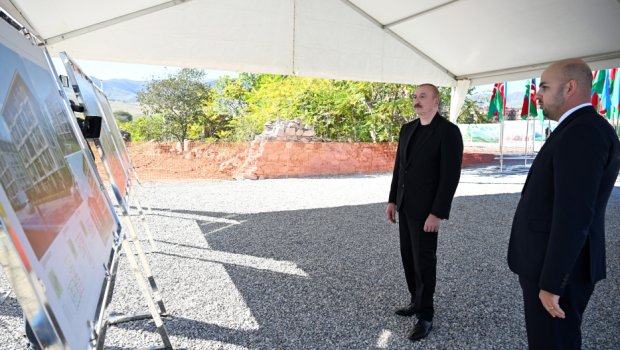 Cəbrayıl şəhərində ikinci və üçüncü yaşayış komplekslərinin təməli qoyuldu – FOTO/VİDEO