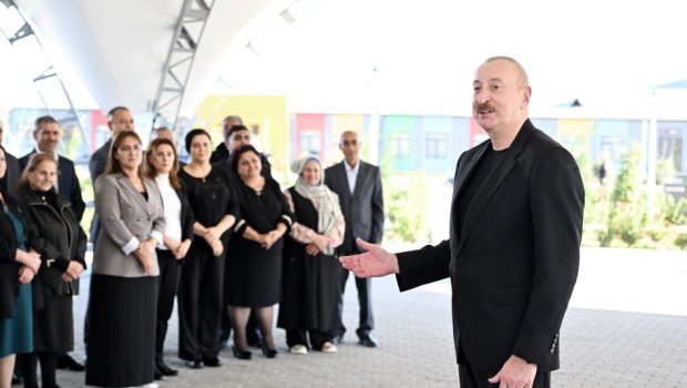 Prezident: “Zəngəzur və Araz dəhlizi buradan keçəcək” – VİDEO