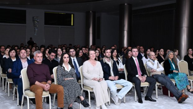 Leyla Əliyeva “Hirkan” filminin təqdimatında - FOTO