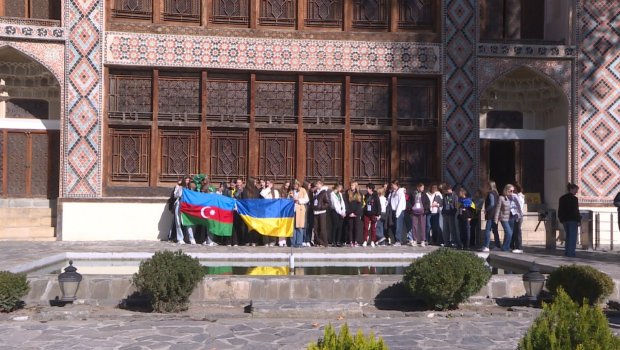 Reabilitasiya üçün ölkəmizə gətirilən ukraynalı uşaqlar Şəkidə - FOTO