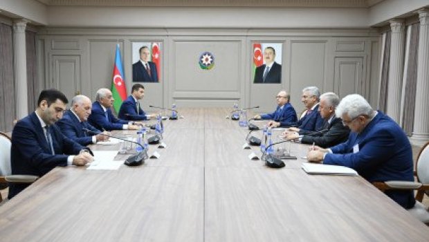 Baş nazir Əli Əsədov İstanbul Sənaye Palatası İdarə Heyətinin sədri ilə görüşüb