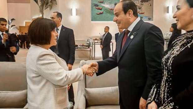 Sahibə Qafarova Böyük Misir Muzeyinin açılış mərasimində - FOTO