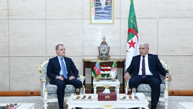 Ceyhun Bayramov Əlcəzair Milli Xalq Assambleyasının sədri ilə görüşüb - FOTO