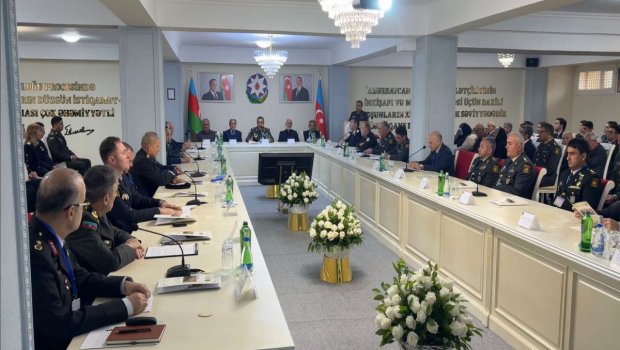Daxili Qoşunların Hərbi İnstitutunda “Zəfər tarixi” konfransı keçirildi - FOTO
