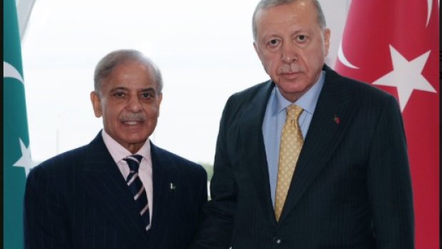 Bakıda Ərdoğanla Şahbaz Şərif arasında görüş olub