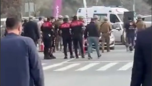 Türkiyədə televiziya binasına basqın edən şəxs belə saxlanıldı – ANBAAN VİDEO