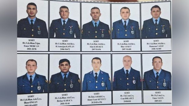 Həlak olan ekipaj üzvlərinin FOTOLARI