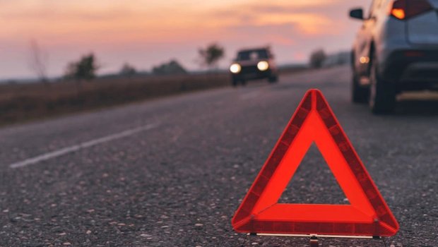 Bakı-Şamaxı yolunda yük maşını aşdı - VİDEO