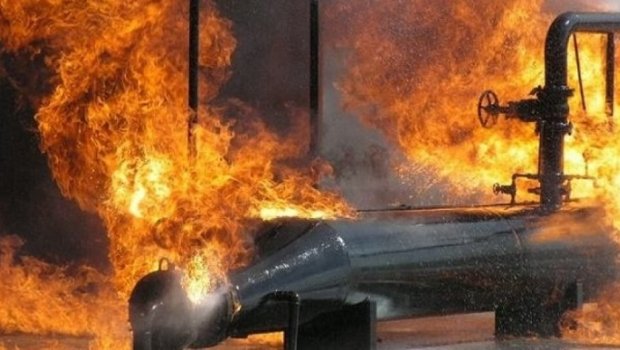 Bakıda qaz xəttində yanğın OLDU