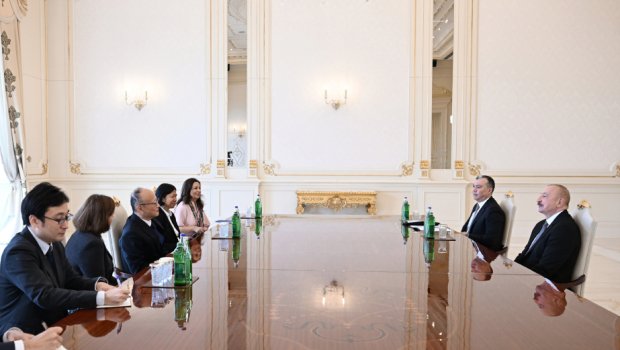 Asiya İnkişaf Bankının nümayəndə heyəti İlham Əliyevin qəbulunda - FOTO