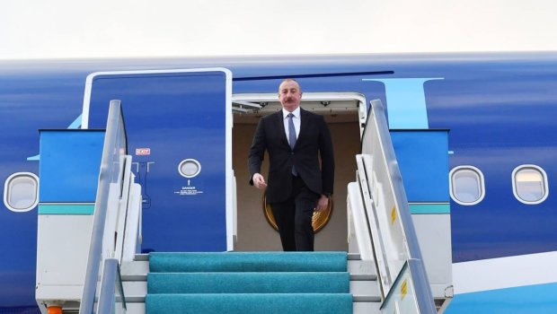 İlham Əliyev Özbəkistanda səfərdədir