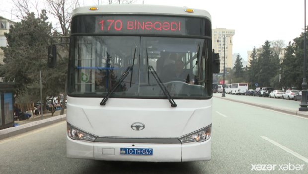 Sərnişinlər 170 nömrəli marşrutun fəaliyyətindən narazıdırlar - VİDEO