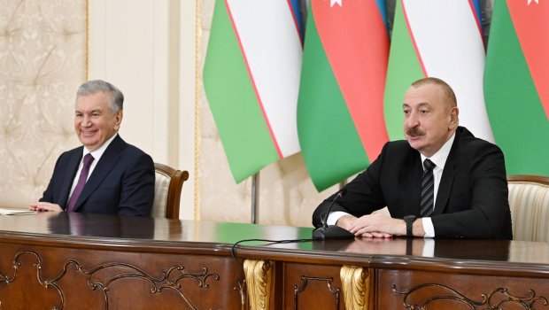 Azərbaycan Prezidenti: “Şavkat Miromonoviç ölkəmizdə hörmətlə qarşılanır”