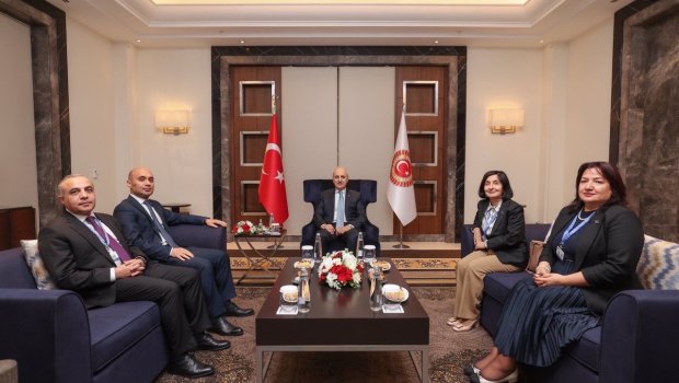 Qaya Məmmədovun rəhbərlik etdiyi nümayəndə heyəti Numan Kurtulmuşla görüşdü – FOTO