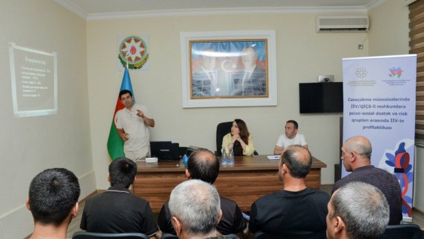 Cəzaçəkmə müəssisələrində İİV-profilaktikası ilə bağlı maarifləndirmə tədbirləri həyata keçirildi