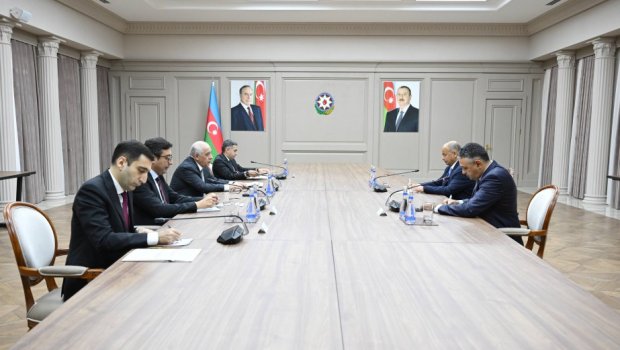 Əli Əsədov Beynəlxalq Su İdman Növləri Federasiyasının prezidenti ilə görüşüb