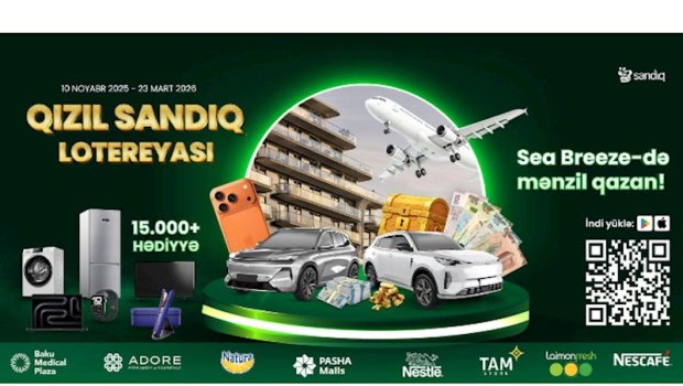 “Qızıl Sandıq” lotereyası başladı— İndi ƏDV geri-al çekləri sizə daha çox qazandıracaq!
