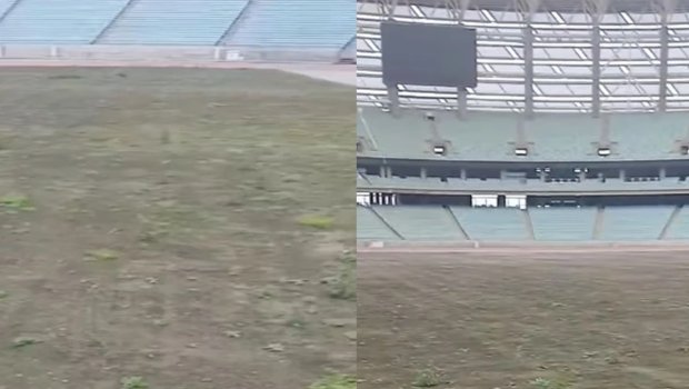 Bakı Olimpiya Stadionunun ot örtüyünün vəziyyəti barədə AÇIQLAMA - VİDEO