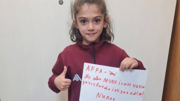 9 yaşlı Nuraya AFFA yox dedi, İsveçdən təklif gəldi &ndash; VİDEO