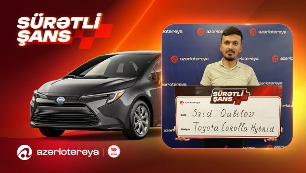&ldquo;Azərlotereya&rdquo;nın &ldquo;Sürətli Şans&rdquo; lotereyasında 2 nəfər &ldquo;Toyota Corolla&rdquo; qazanıb - FOTO