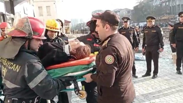 Partlayışda yaralananlar belə xilas olundu &ndash; FOTO/VİDEO