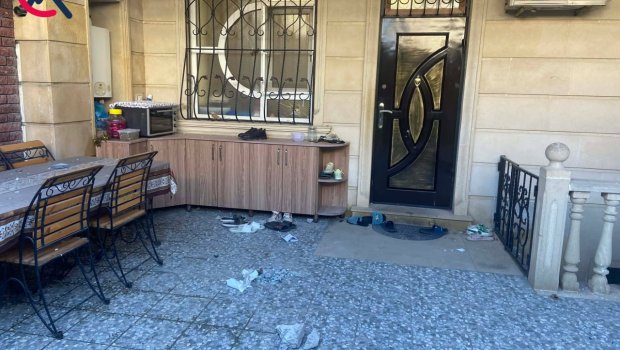 Partlayışda yaxınlıqdakı tikililərə də ziyan dəyib &ndash; FOTO