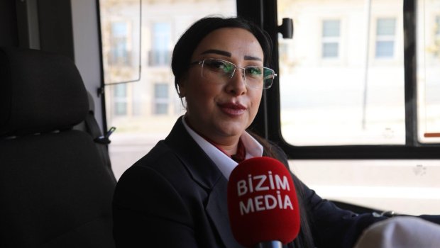 Qadın avtobus sürücüləri fəaliyyətə başladı &ndash; FOTO