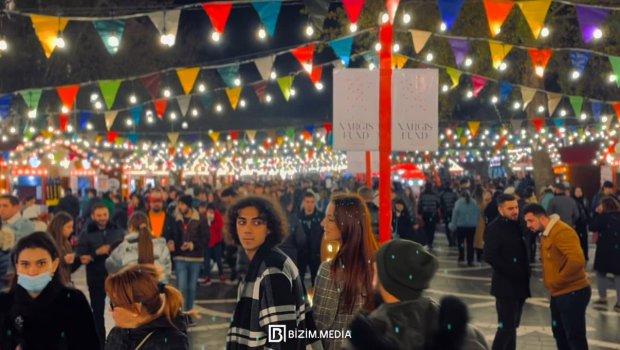 “Soyuq Əllər, İsti Ürək” yarmarkasında yanğın oldu - ANBAAN VİDEO