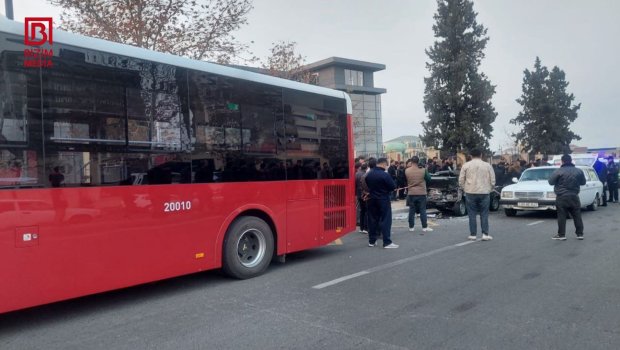 Gəncədə avtobusla minik maşınının toqquşması nəticəsində xəsarət alan şəxslərin SON DURUMU