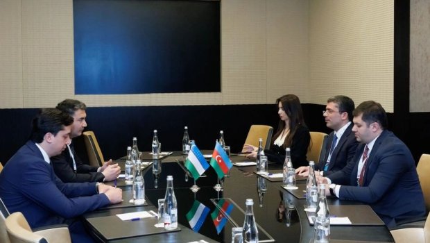 Əhməd İsmayılov Azərbaycanda səfərdə olan Özbəkistan nümayəndə heyəti ilə görüşüb - FOTO